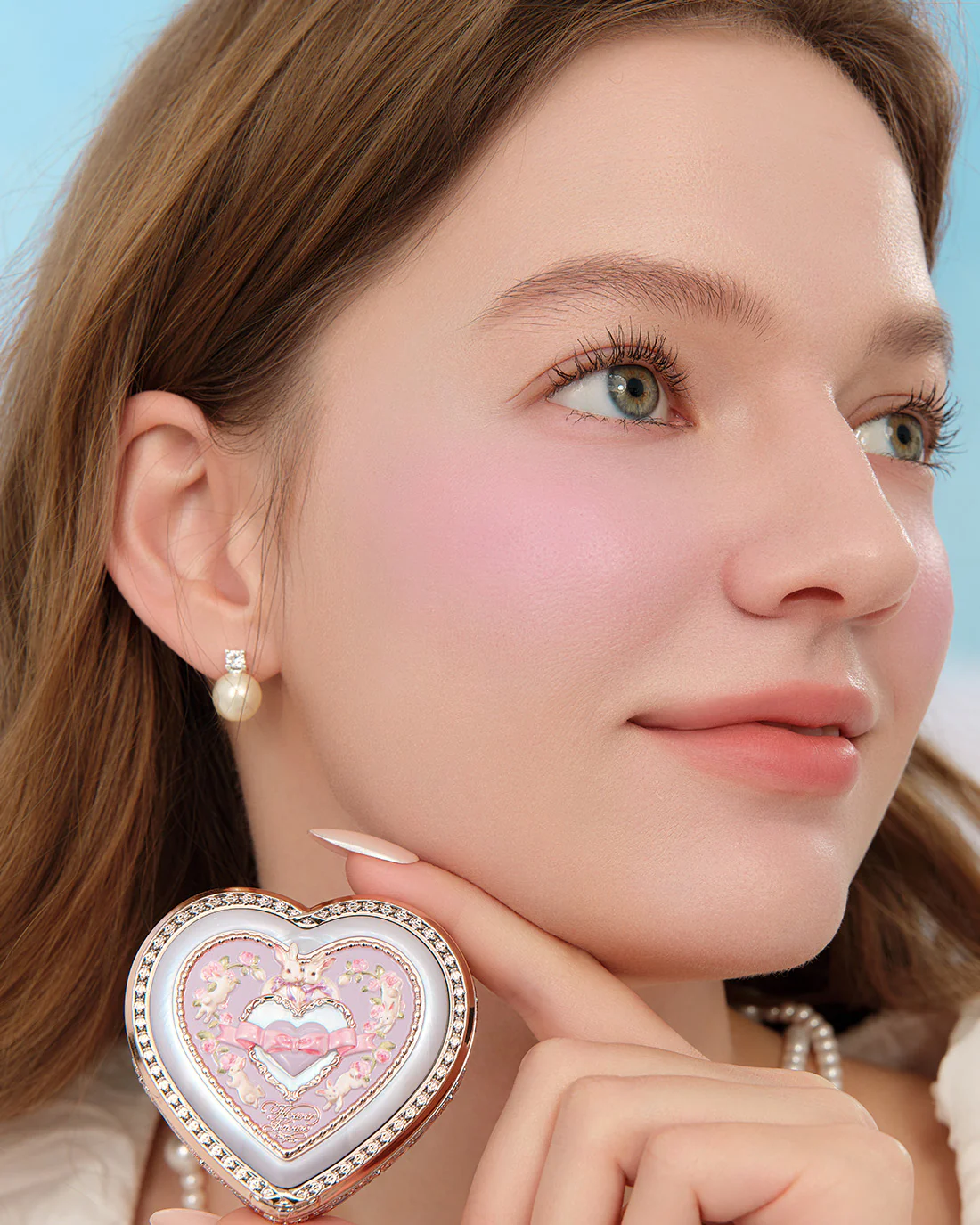 Bunny Garden Embossed Blush - Image 26