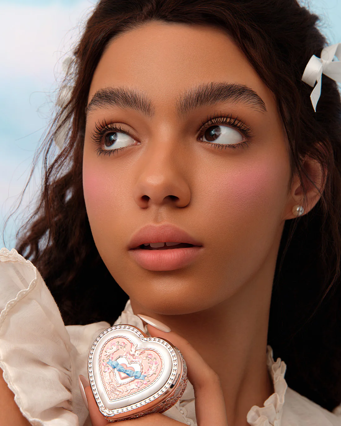 Bunny Garden Embossed Blush - Image 7