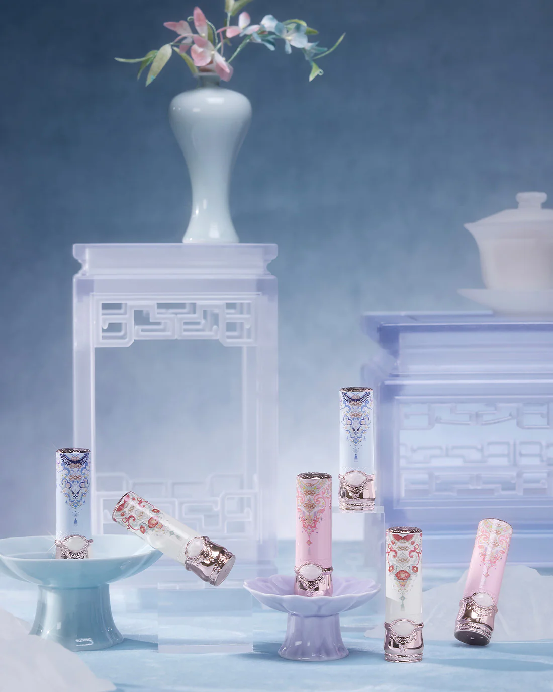Butterfly Cloud Collar Glossy Lipstick - Image 69