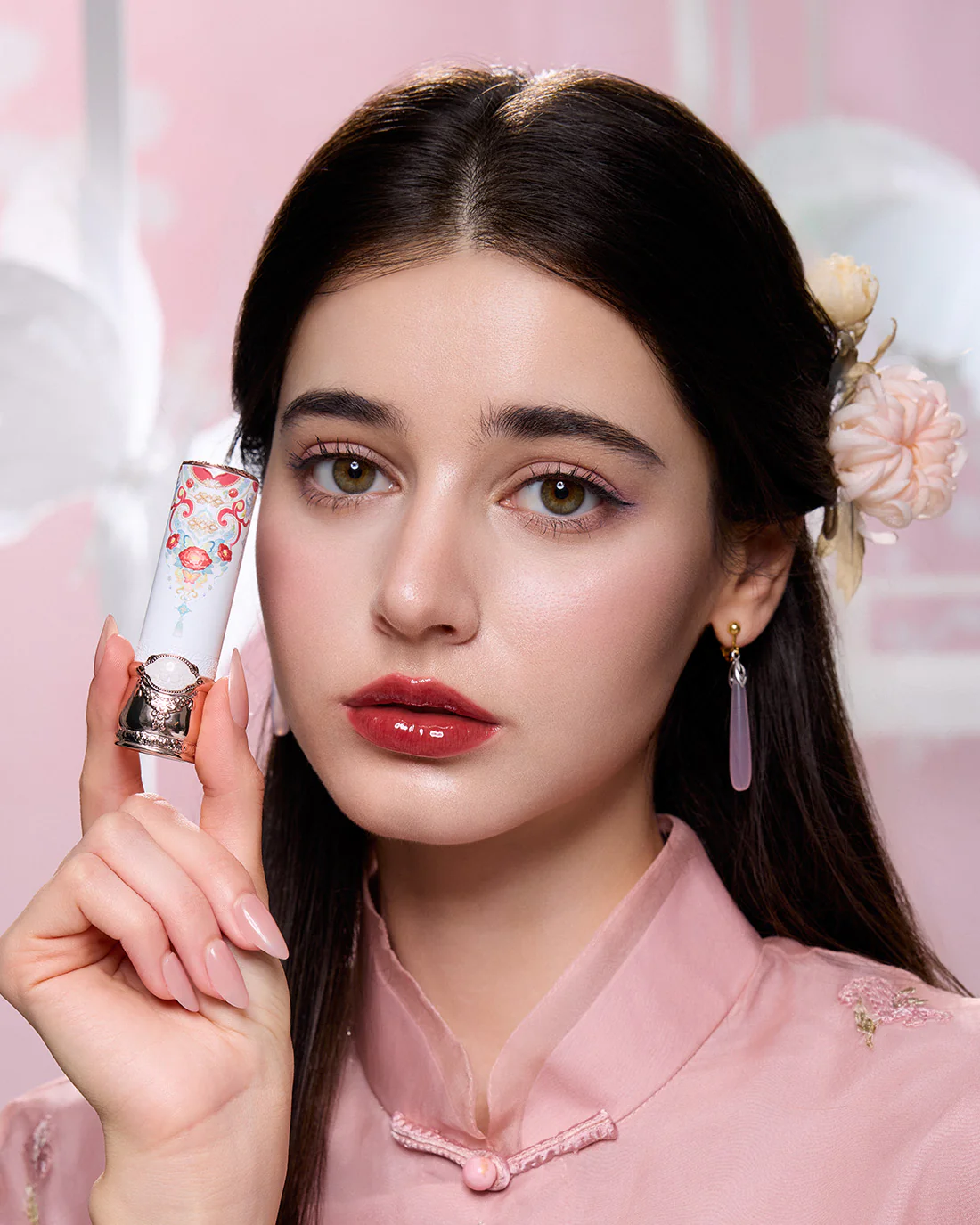 Butterfly Cloud Collar Glossy Lipstick - Image 85