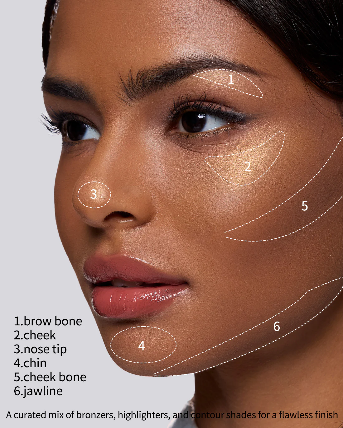 Butterfly Cloud Collar Embossed Highlight & Contour Palette - Image 6