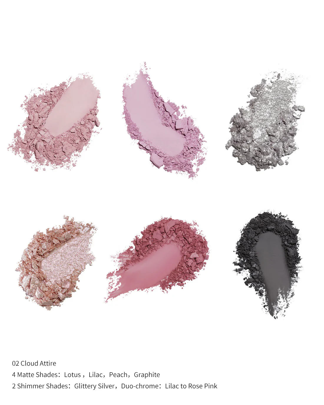Butterfly Cloud Collar Embossed Six-Color Makeup Palette - Image 11