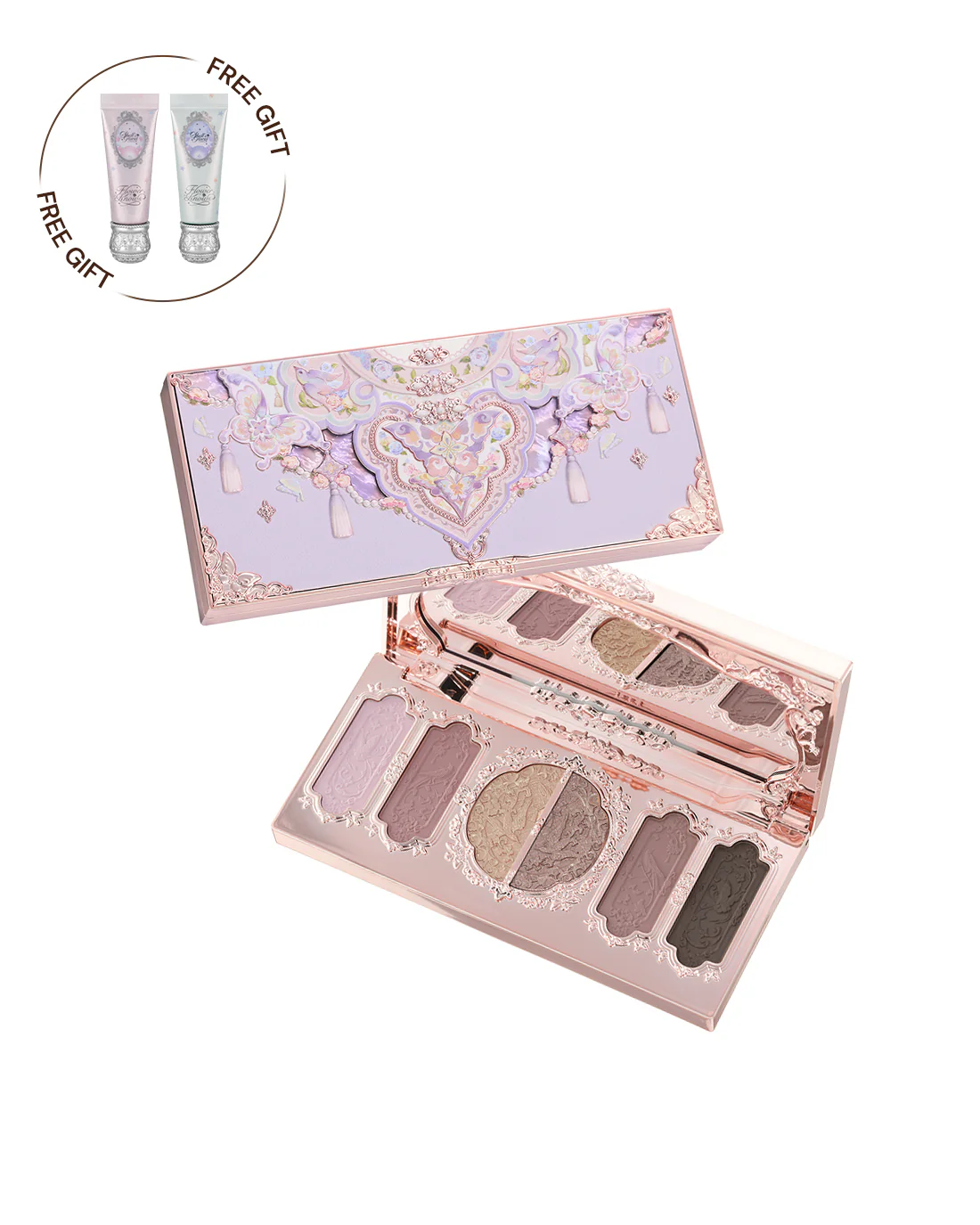 Butterfly Cloud Collar Embossed Six-Color Makeup Palette - Image 17