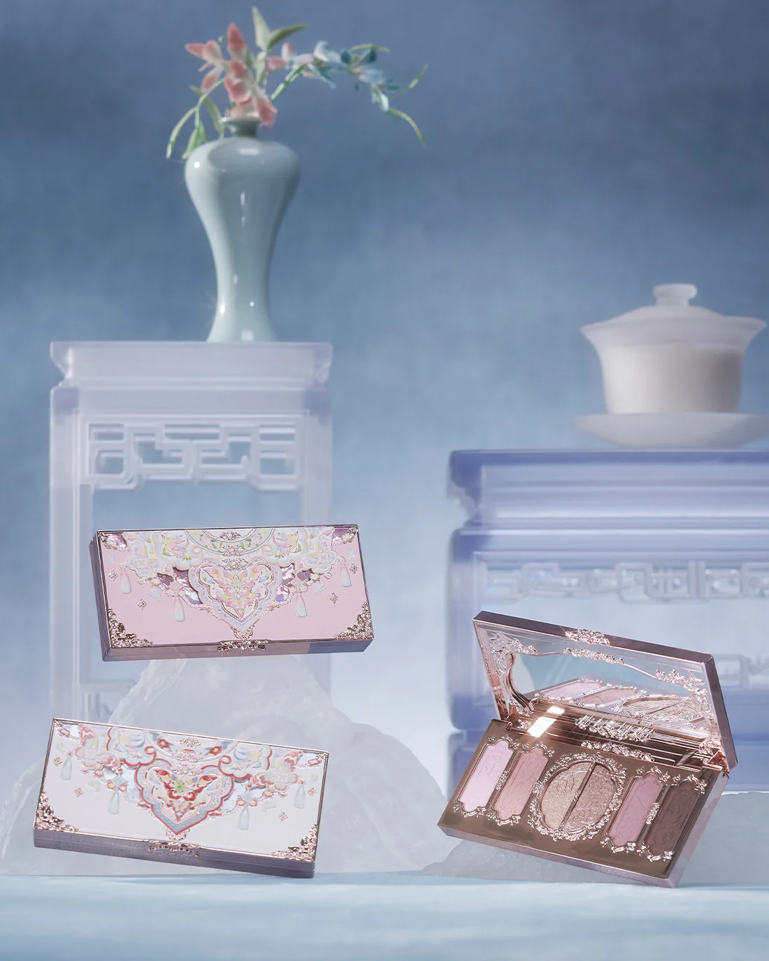 Butterfly Cloud Collar Embossed Six-Color Makeup Palette (Bundle) - Image 6