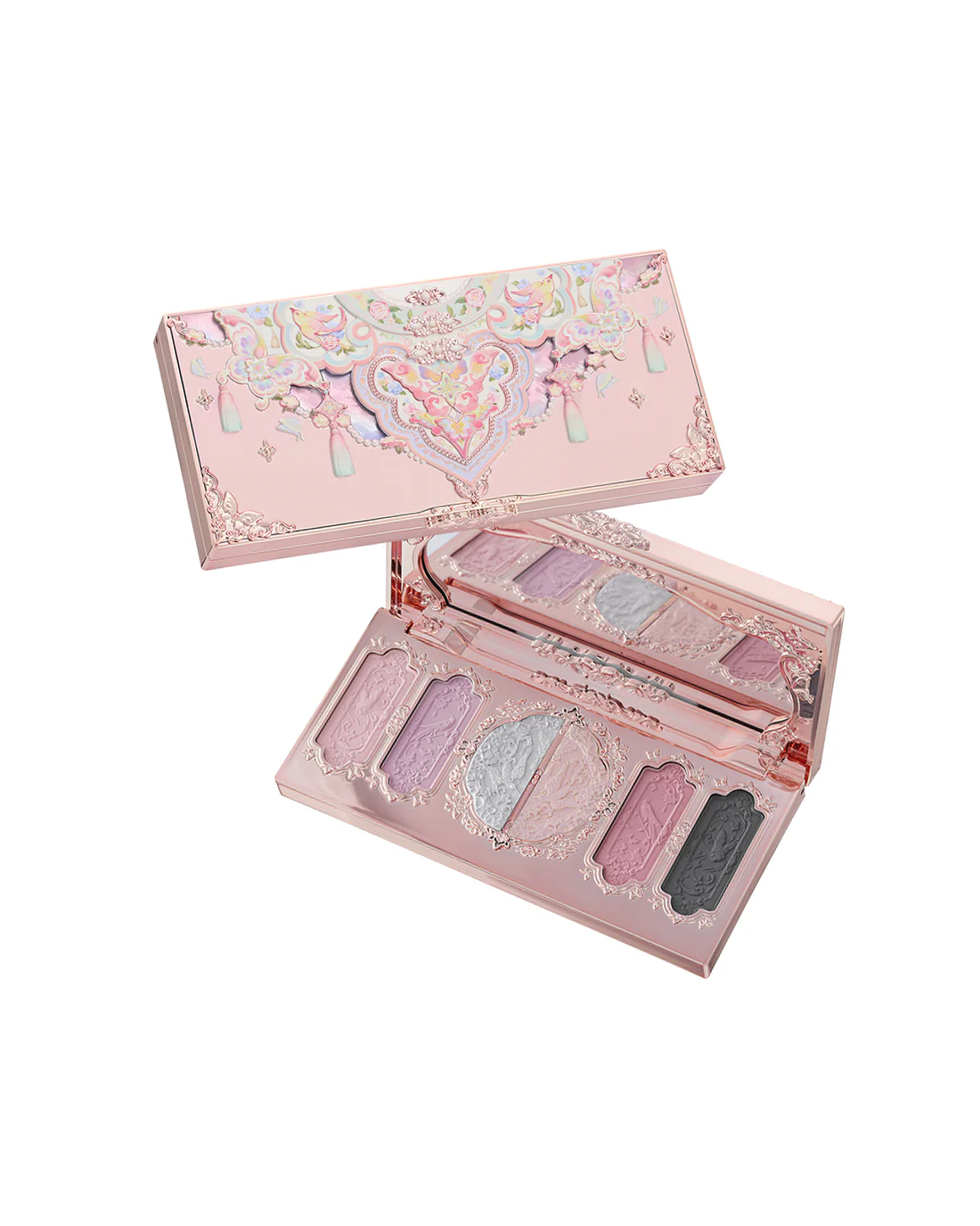 Butterfly Cloud Collar Embossed Six-Color Makeup Palette - Image 9