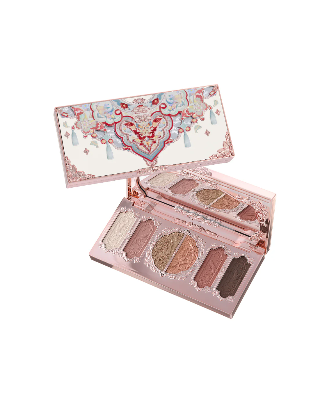 Butterfly Cloud Collar Embossed Six-Color Makeup Palette (Bundle)