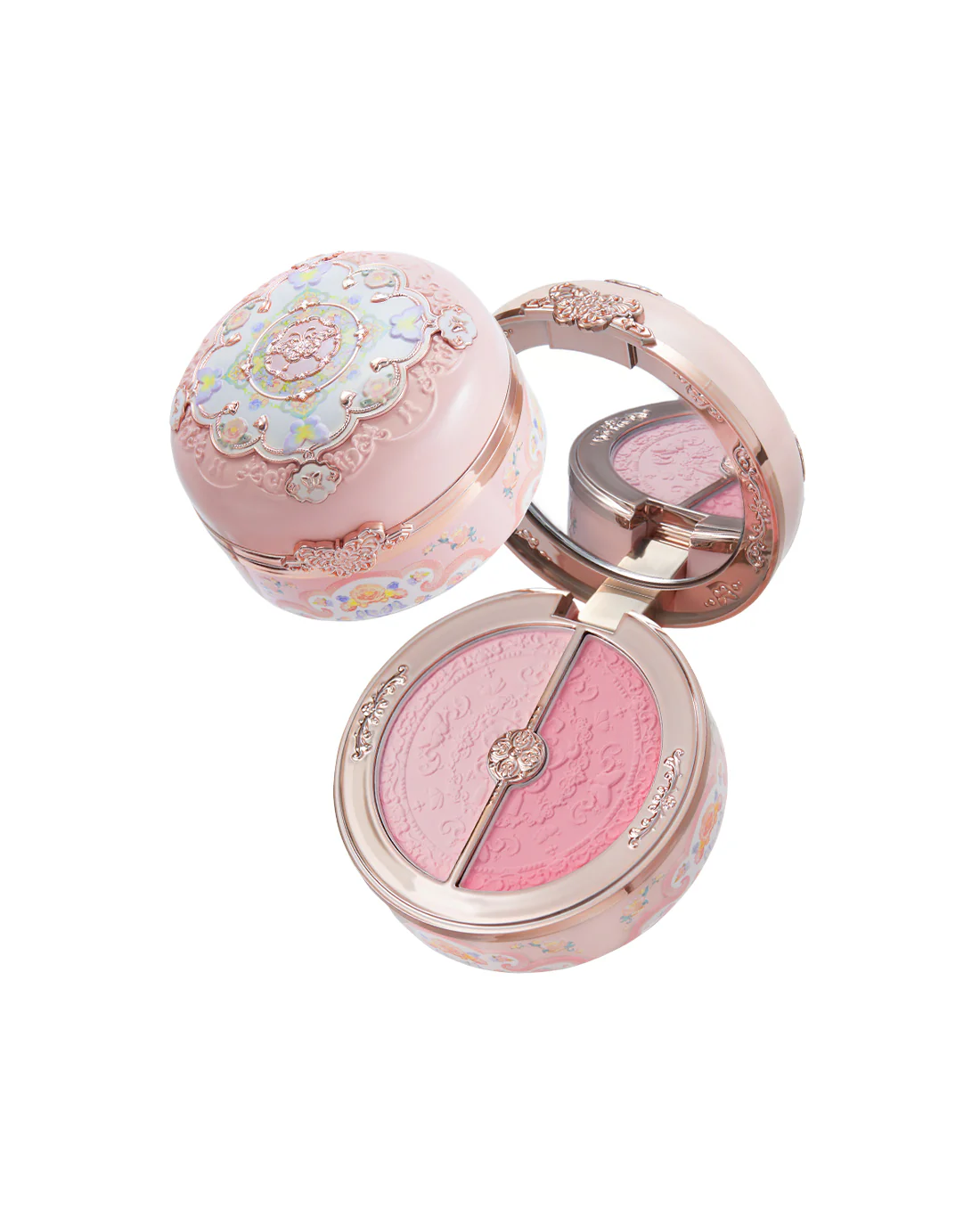 Butterfly Cloud Collar Rouge Box Highlighting & Blush Duo Powder - Image 19