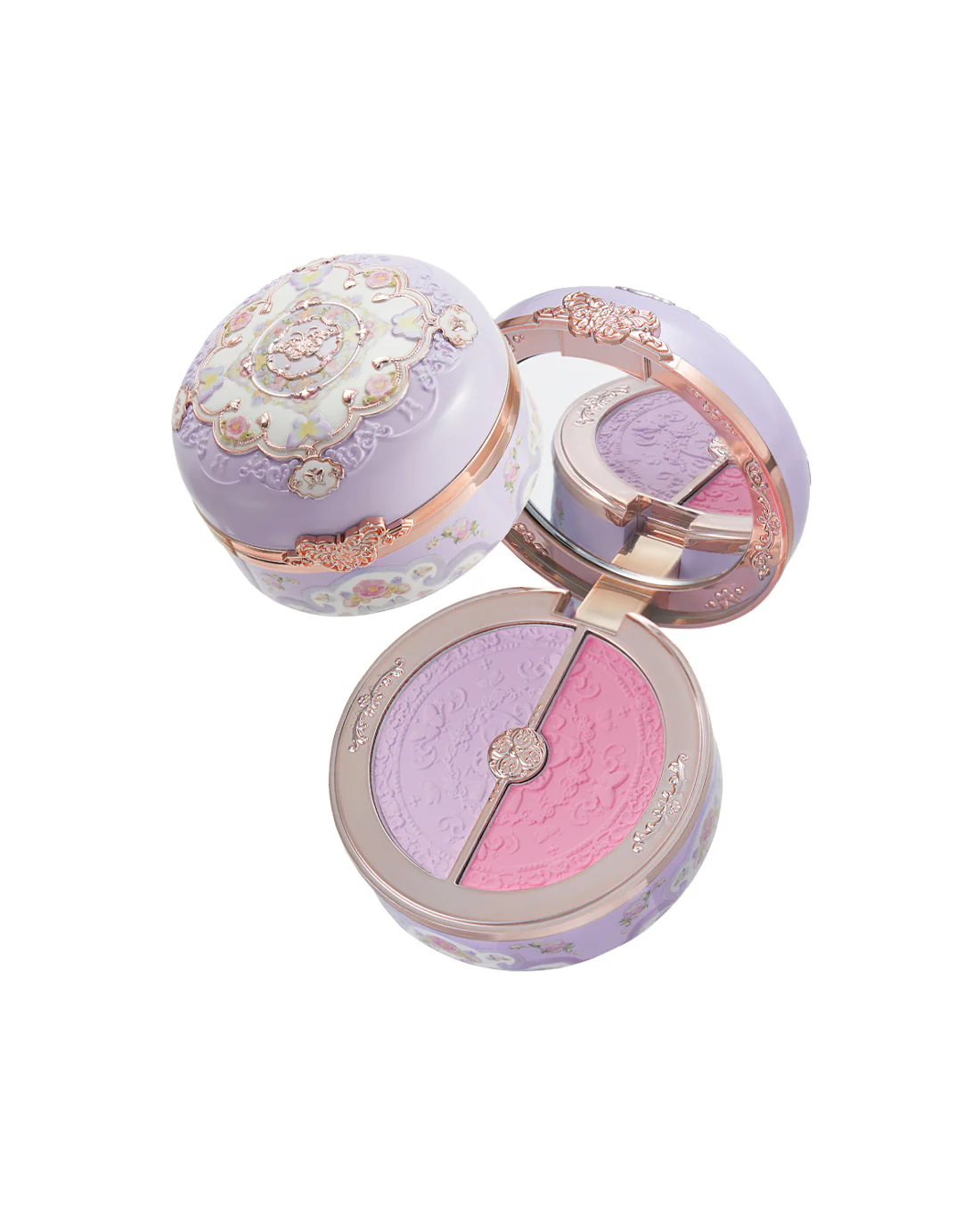 Butterfly Cloud Collar Rouge Box Highlighting & Blush Duo Powder - Image 31