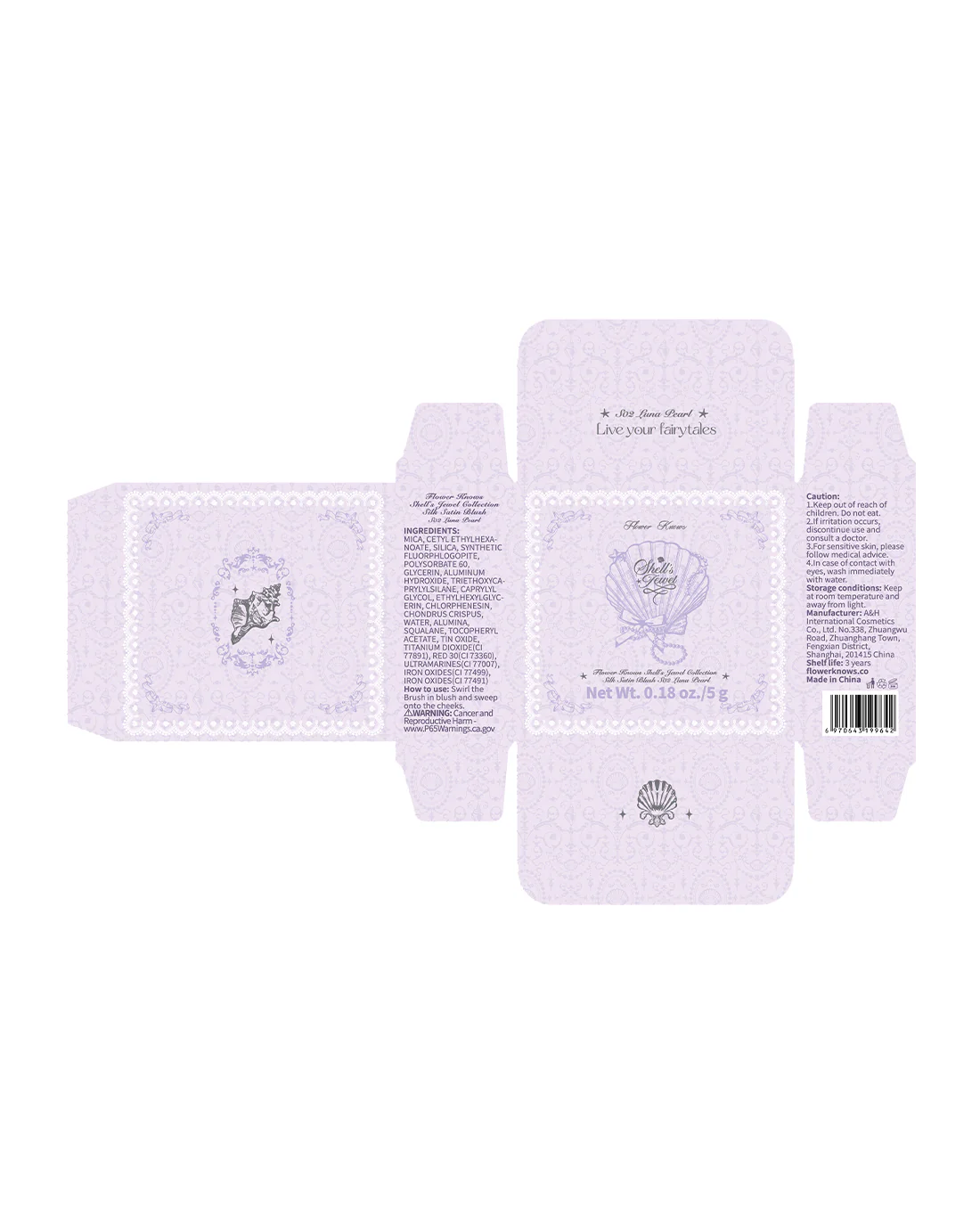 Shell's Jewel Silk Satin Blush - Image 11