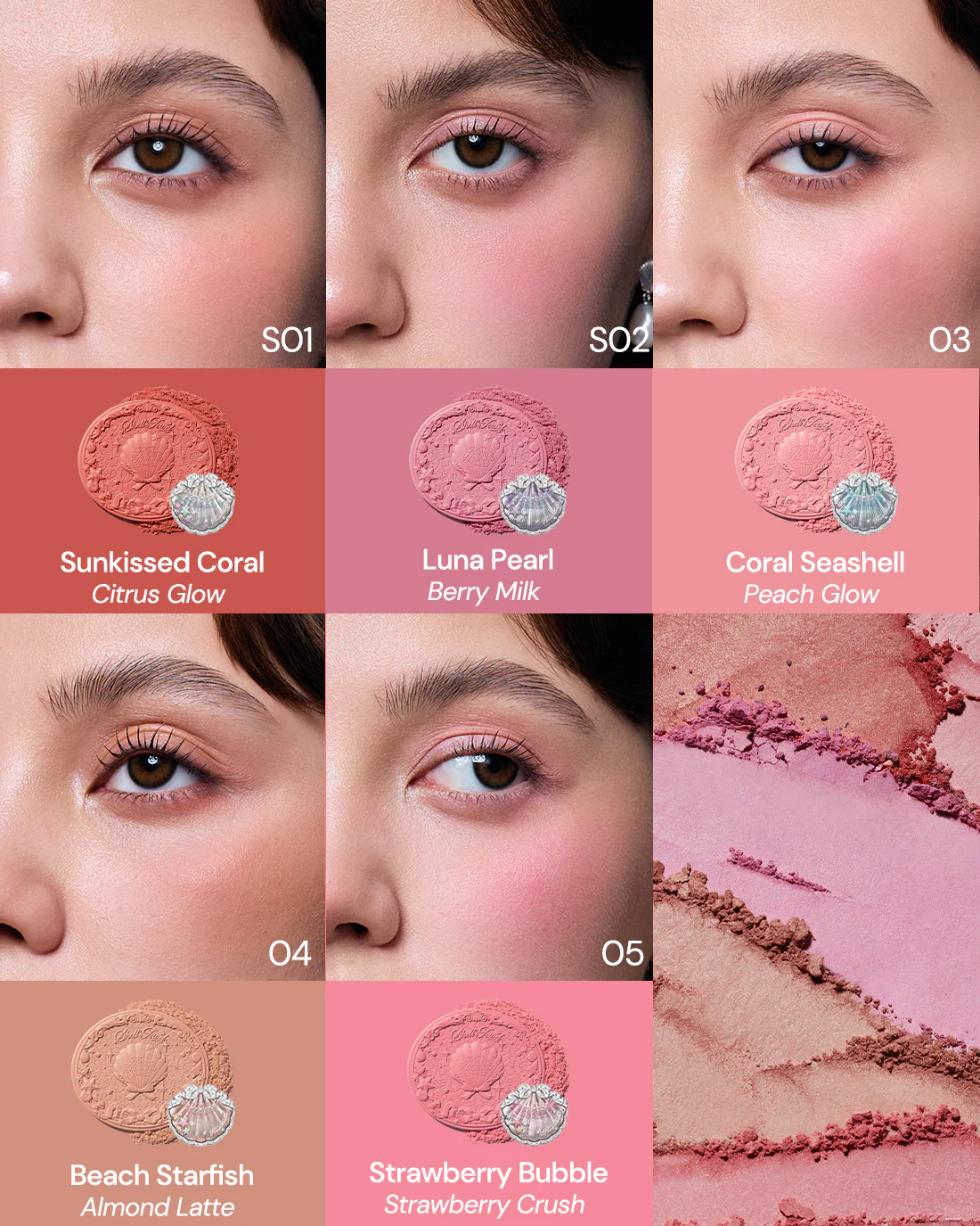 Shell's Jewel Silk Satin Blush - Image 9