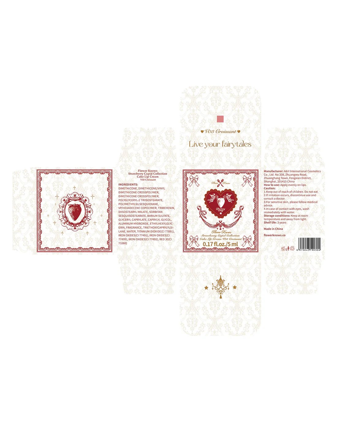 Strawberry Cupid Cake Lip Cream - Image 20