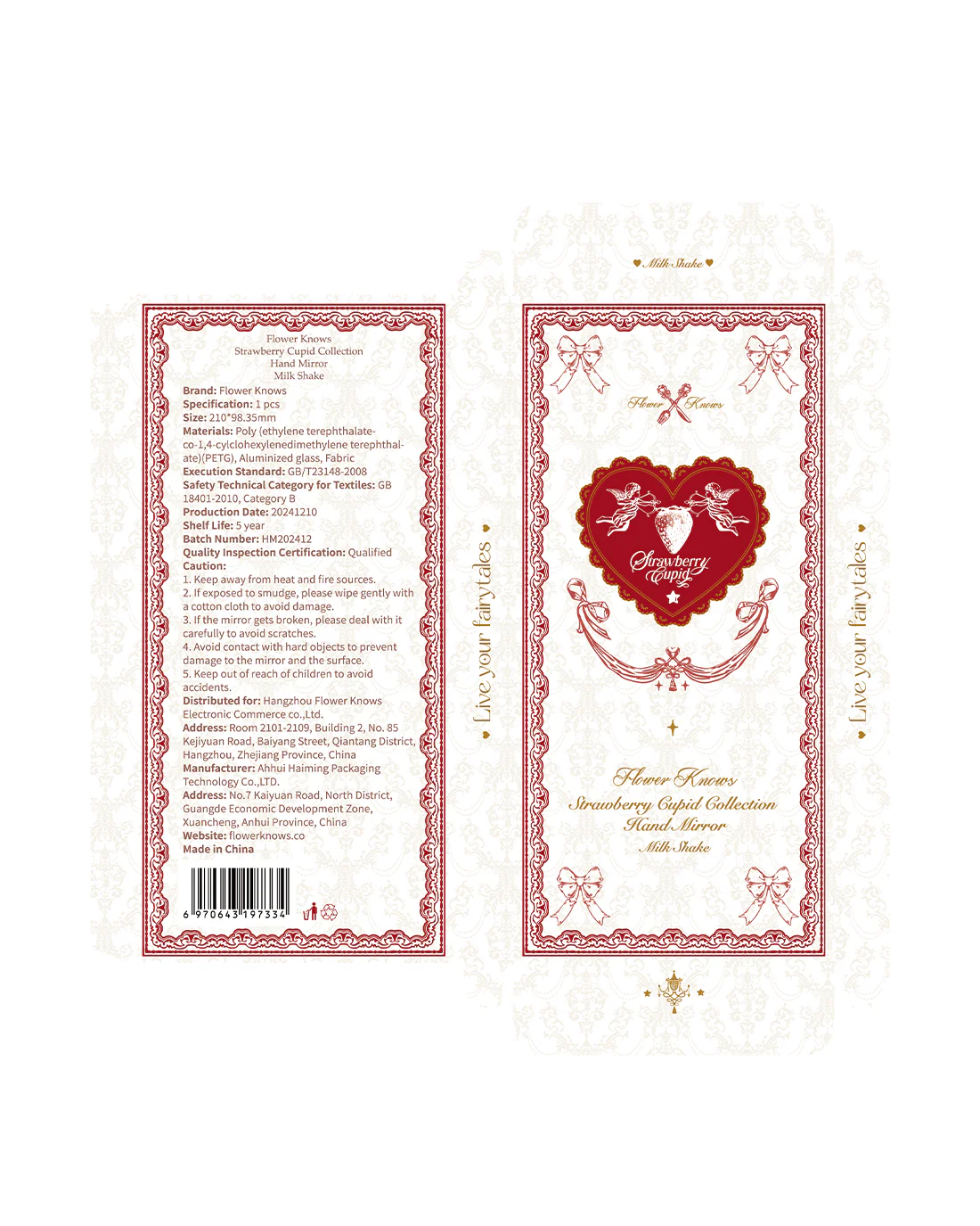 Strawberry Cupid Hand Mirror - Image 12