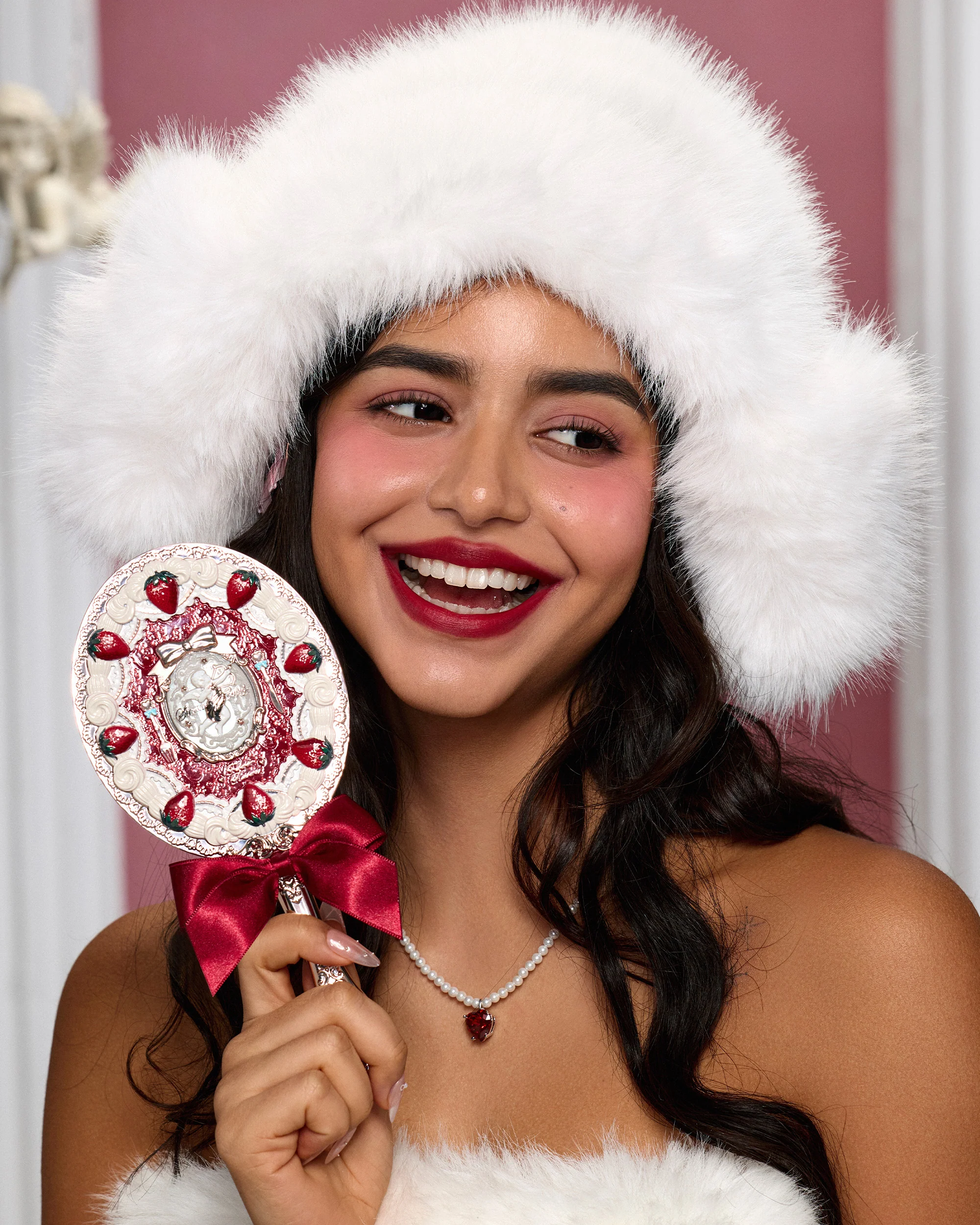 Strawberry Cupid Hand Mirror - Image 6