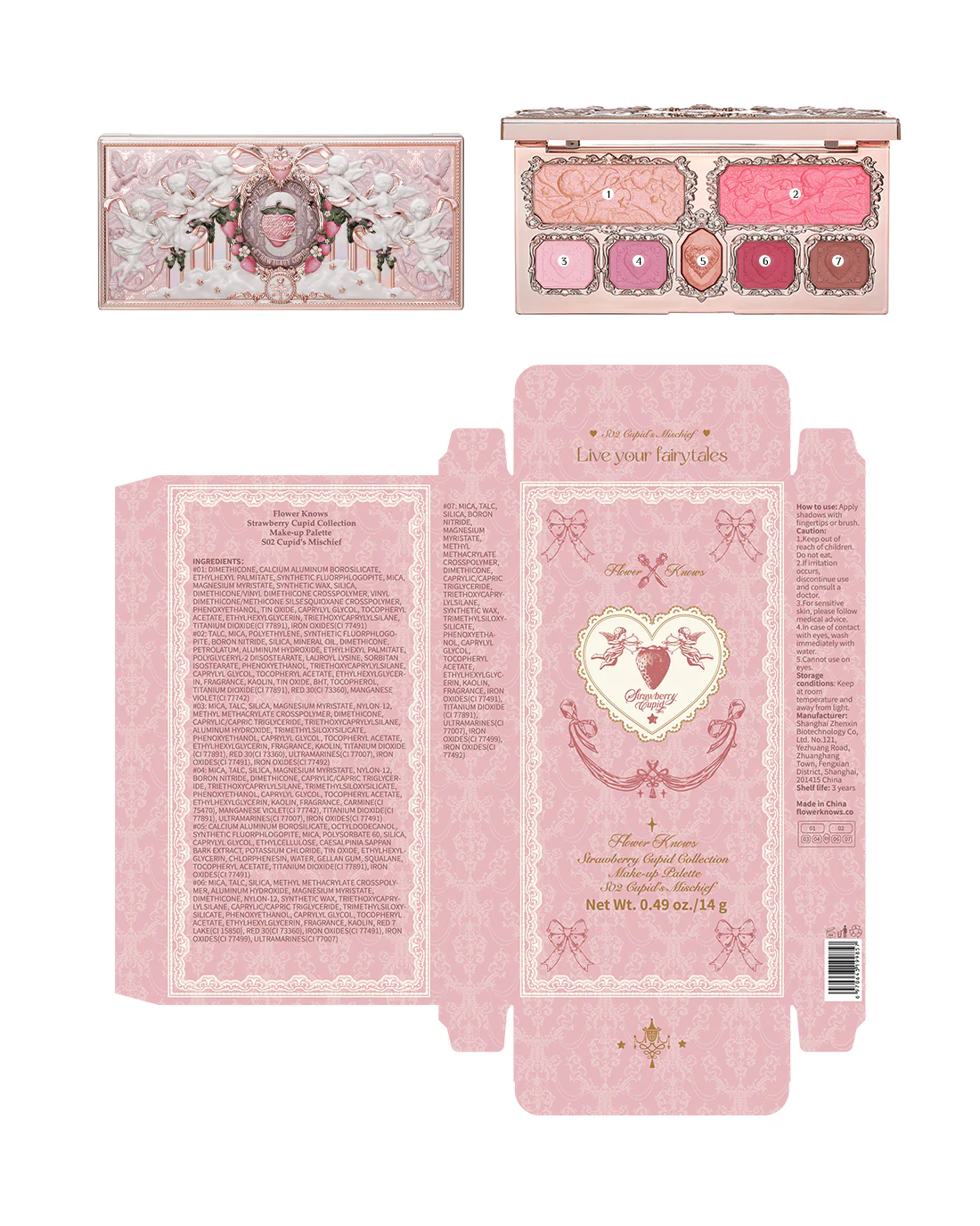 Strawberry Cupid Makeup Palette - Image 13