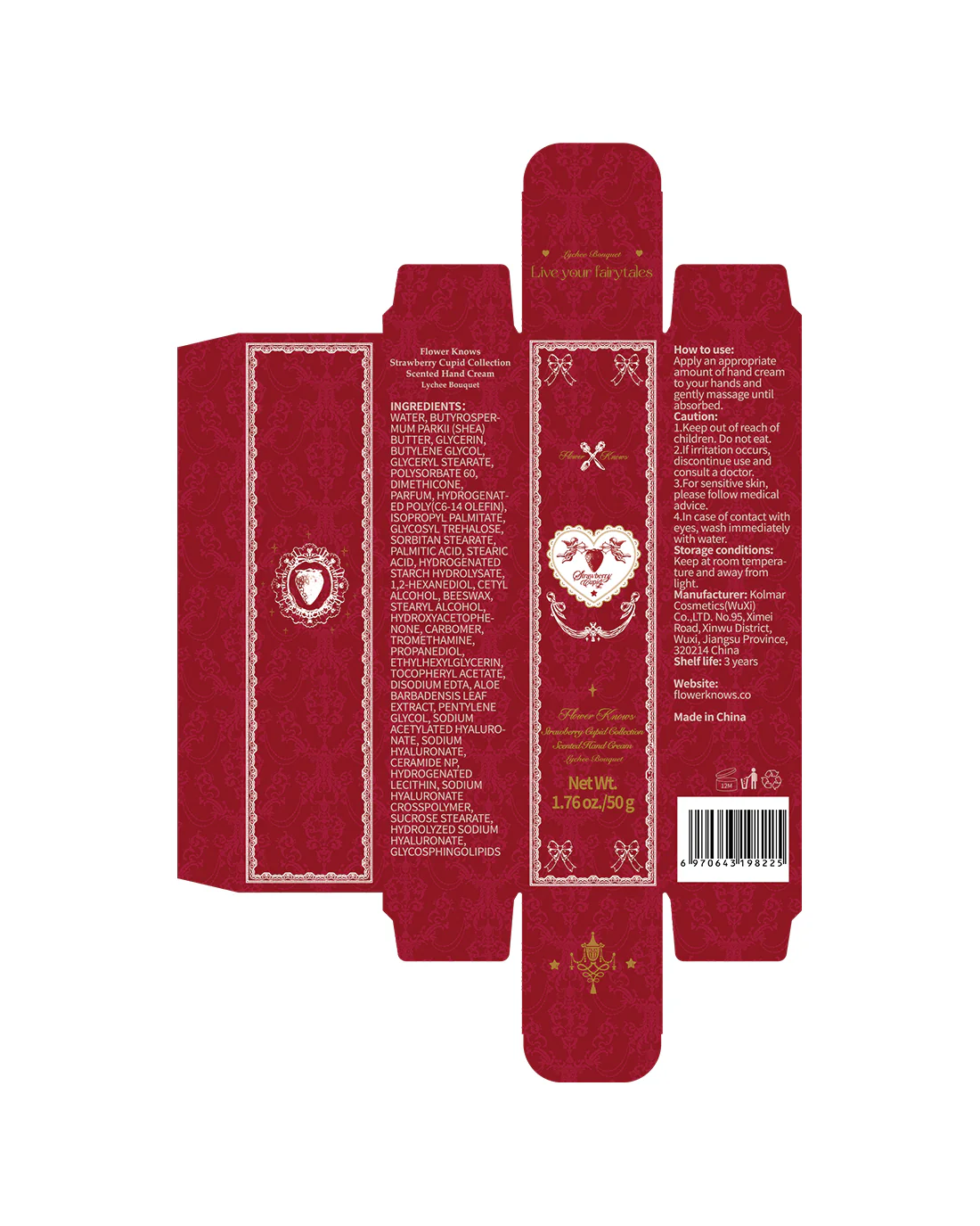 Strawberry Cupid Scented Hand Cream - Image 11