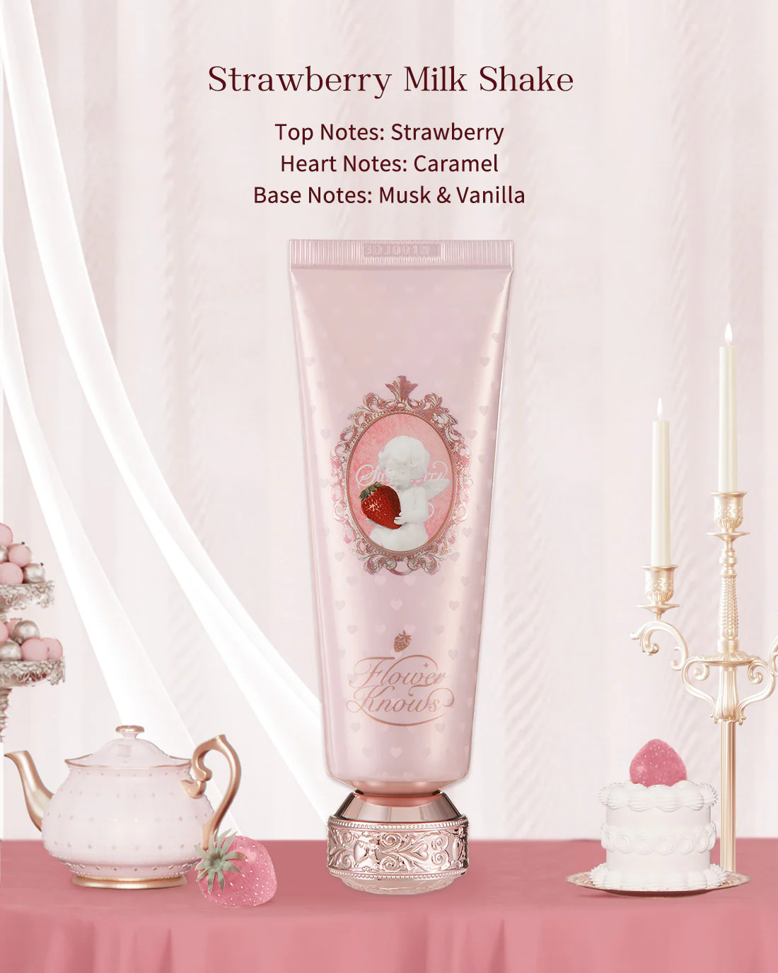 Strawberry Cupid Scented Hand Cream - Image 4