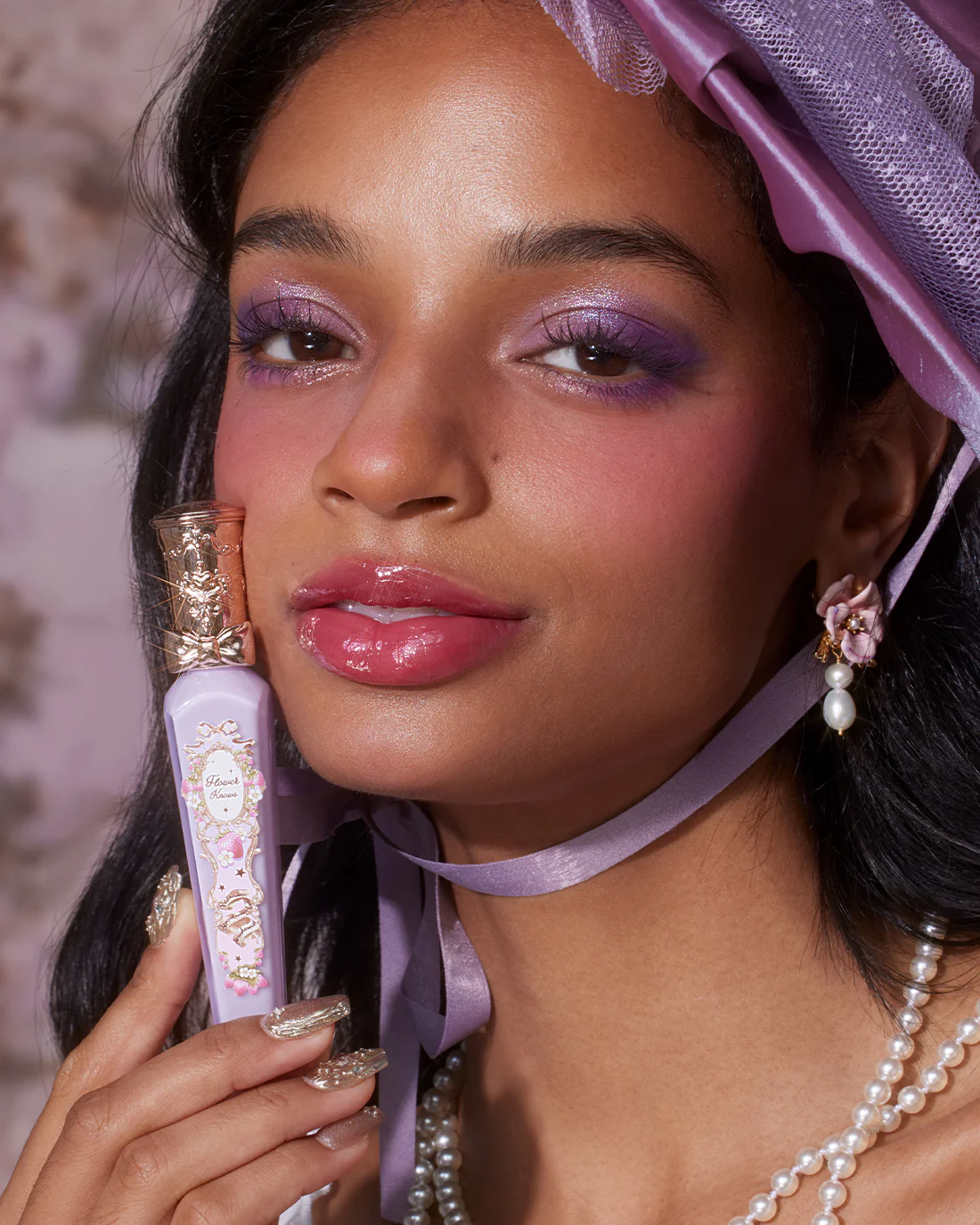 Violet Strawberry Rococo Glowy Lip Gloss - Image 28