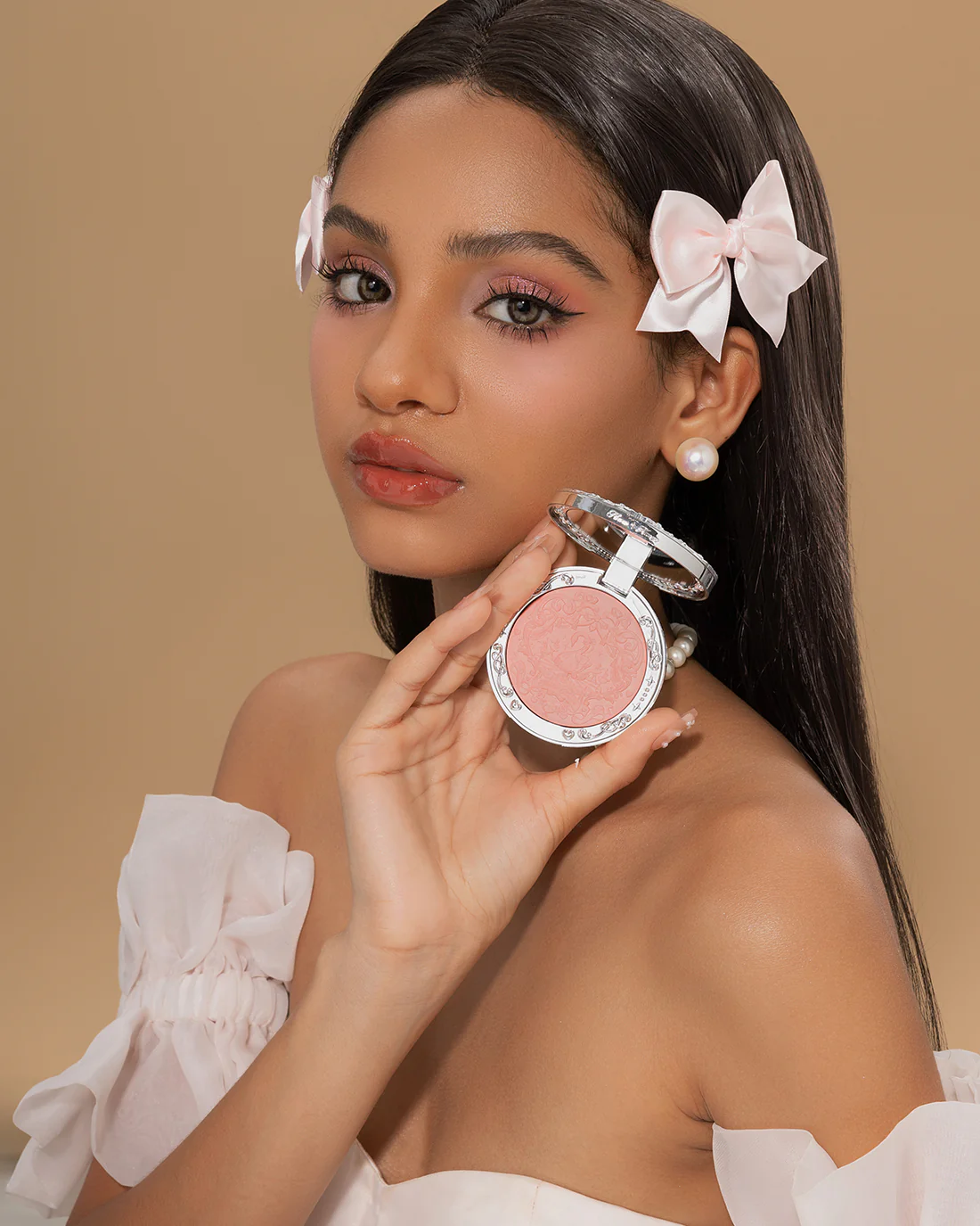 Swan Ballet Embossed Blush - Image 25