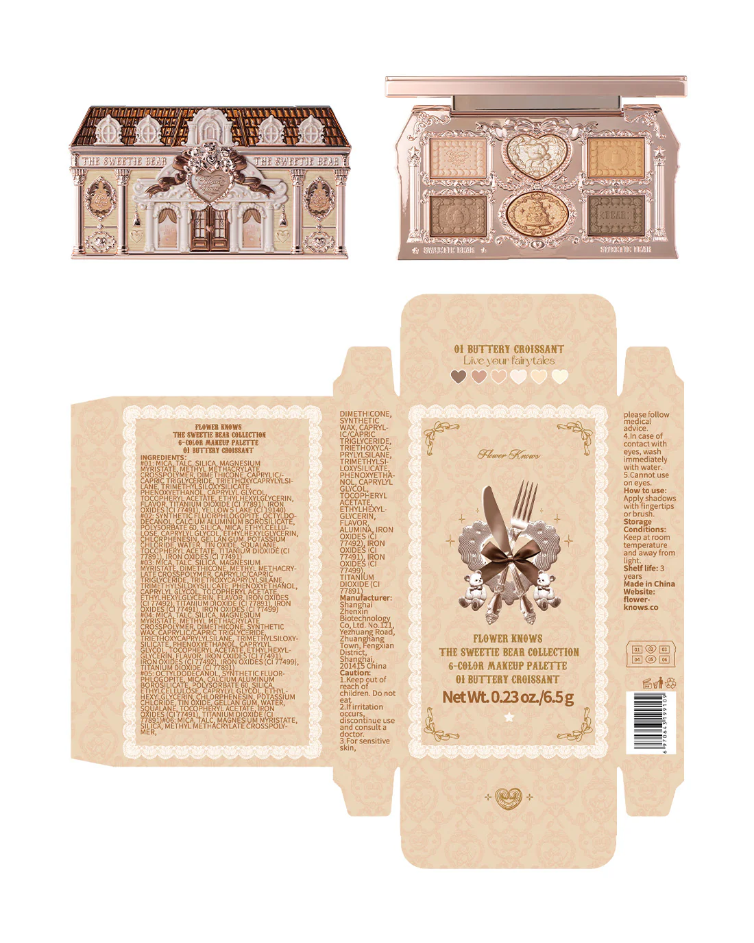 The Sweetie Bear 6-Color Makeup Palette (Bundle) - Image 8