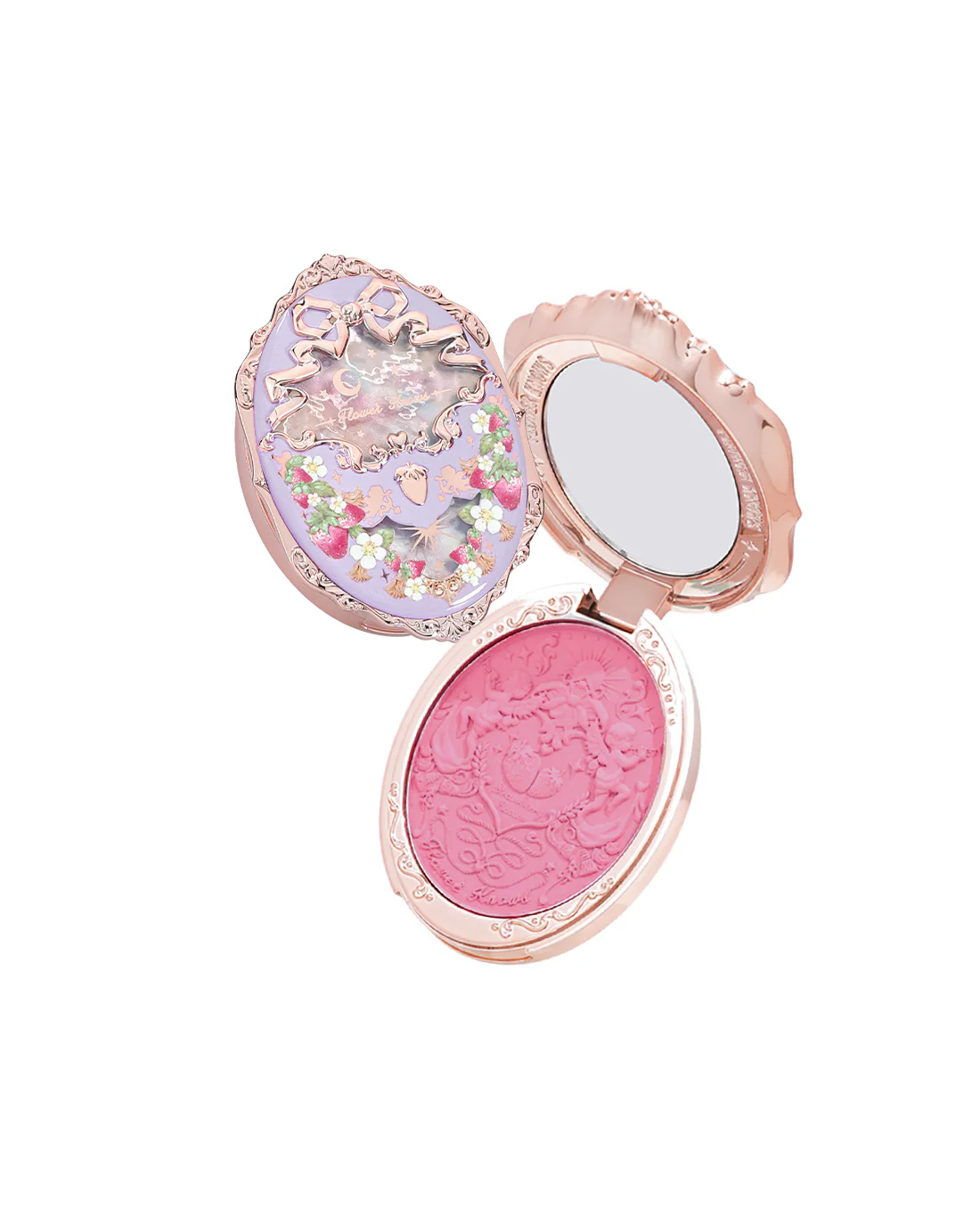 Violet Strawberry Rococo Embossed Blush - Image 7