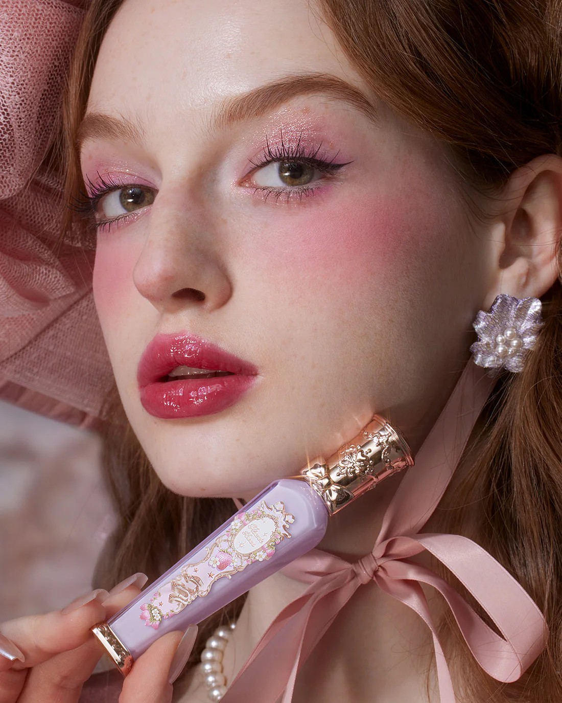 Violet Strawberry Rococo Glowy Lip Gloss 1 (Bundle) - Image 33